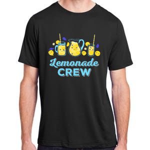 Lemonade Stand Crew and Boss Lemon Juice Summer Adult ChromaSoft Performance T-Shirt