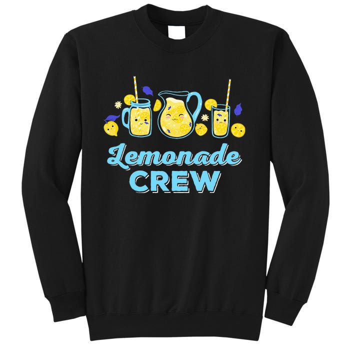 Lemonade Stand Crew and Boss Lemon Juice Summer Tall Sweatshirt