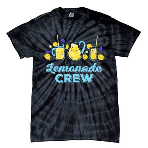 Lemonade Stand Crew and Boss Lemon Juice Summer Tie-Dye T-Shirt