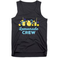 Lemonade Stand Crew and Boss Lemon Juice Summer Tank Top