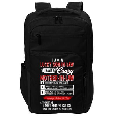 Like Soninlaw Crazy Motherinlaw Impact Tech Backpack