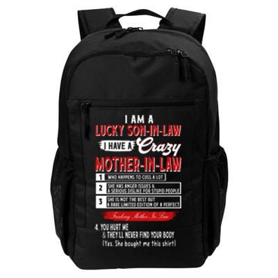 Like Soninlaw Crazy Motherinlaw Daily Commute Backpack