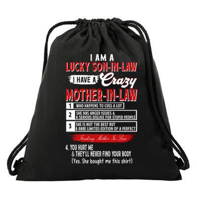 Like Soninlaw Crazy Motherinlaw Drawstring Bag