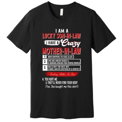 Like Soninlaw Crazy Motherinlaw Premium T-Shirt