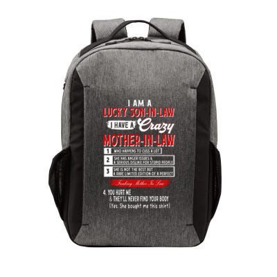 Like Soninlaw Crazy Motherinlaw Vector Backpack