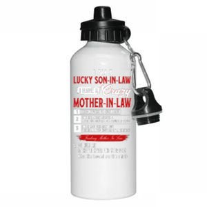 Like Soninlaw Crazy Motherinlaw Aluminum Water Bottle