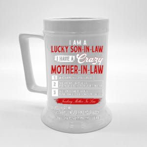 Like Soninlaw Crazy Motherinlaw Beer Stein