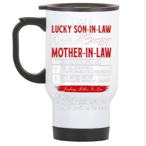 Like Soninlaw Crazy Motherinlaw Stainless Steel Travel Mug