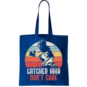 Love Softball Catcher Hair DonT Care Fun Gift Design Gift Tote Bag