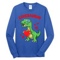 Love Saurus Cute Dinosaur Heart Valentine Gift Tall Long Sleeve T-Shirt