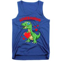 Love Saurus Cute Dinosaur Heart Valentine Gift Tank Top