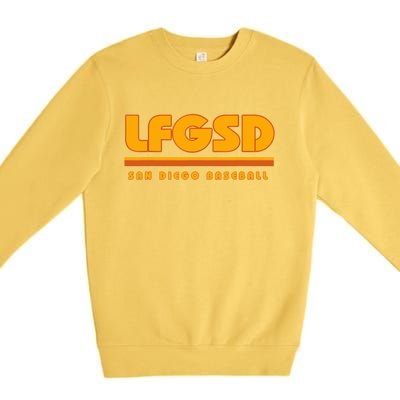 LFGSD San Diego Baseball Premium Crewneck Sweatshirt