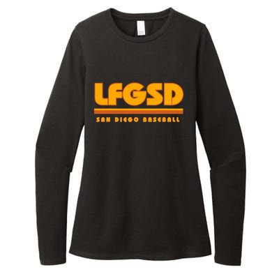 LFGSD San Diego Baseball Womens CVC Long Sleeve Shirt