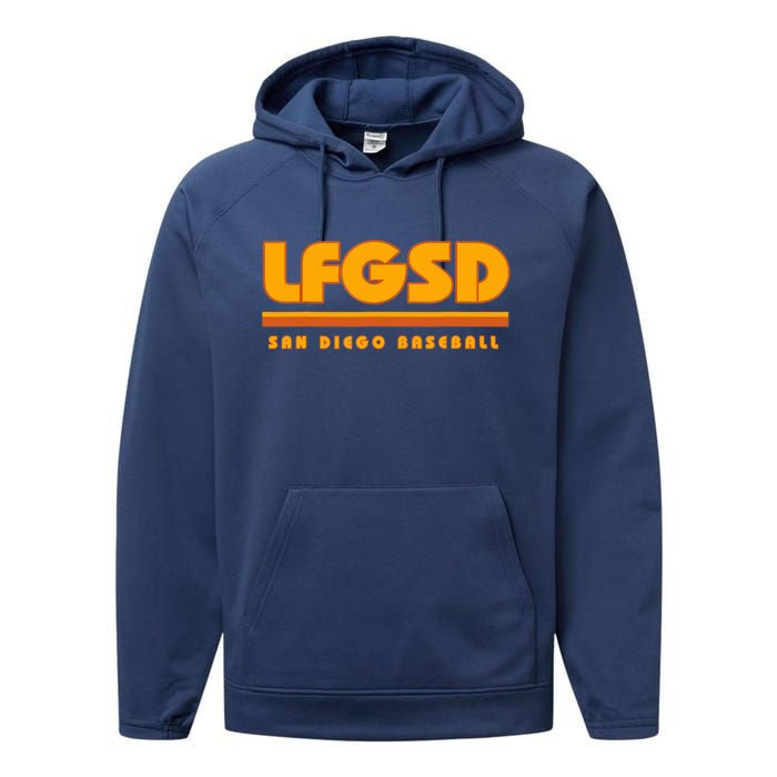 LFGSD San Diego Baseball Performance Fleece Hoodie