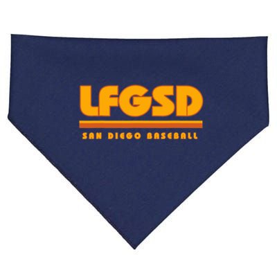 LFGSD San Diego Baseball USA-Made Doggie Bandana