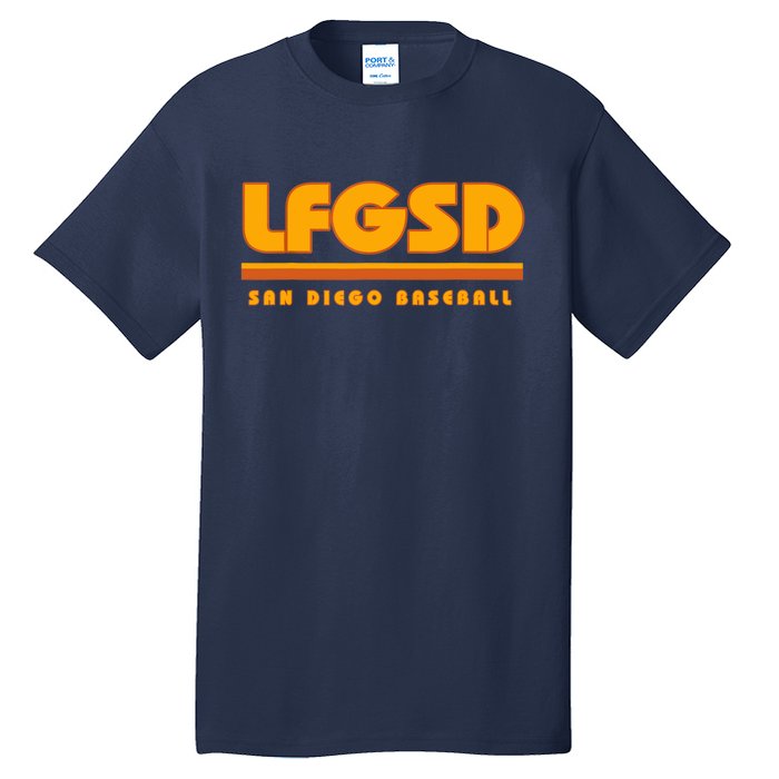 LFGSD San Diego Baseball Tall T-Shirt