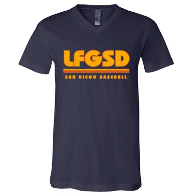 LFGSD San Diego Baseball V-Neck T-Shirt