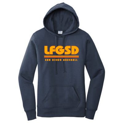 LFGSD San Diego Baseball Women's Pullover Hoodie