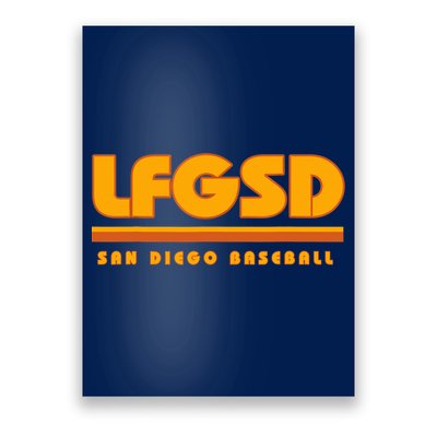 LFGSD San Diego Baseball Poster