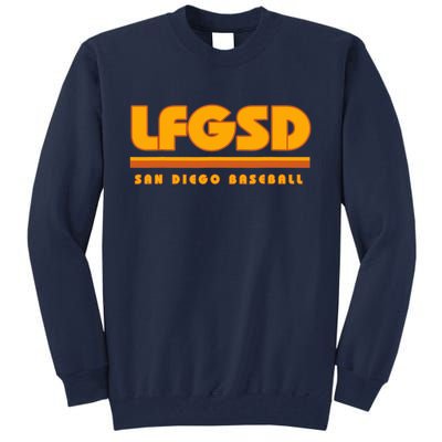 LFGSD San Diego Baseball Tall Sweatshirt