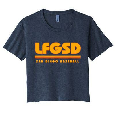 LFGSD San Diego Baseball Crop Top