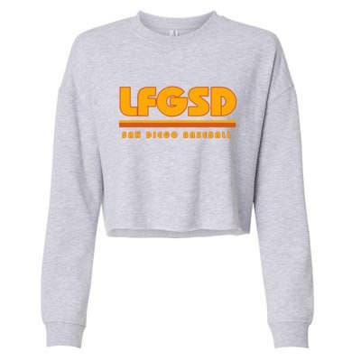 LFGSD San Diego Baseball Cropped Pullover Crew