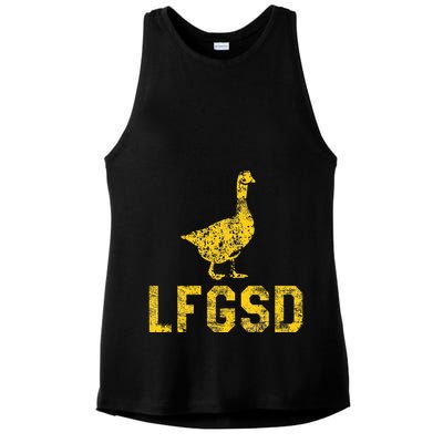 Lfgsd San Diego Goose Rally Ladies PosiCharge Tri-Blend Wicking Tank