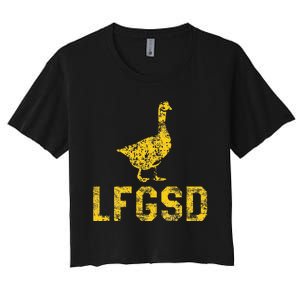 Lfgsd San Diego Goose Rally Women's Crop Top Tee