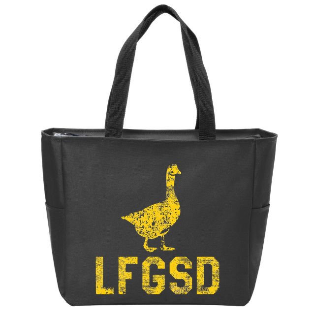 Lfgsd San Diego Goose Rally Zip Tote Bag