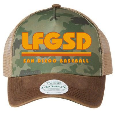Lfgsd San Diego Baseball Legacy Tie Dye Trucker Hat