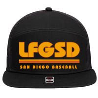 Lfgsd San Diego Baseball 7 Panel Mesh Trucker Snapback Hat