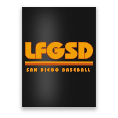 Lfgsd San Diego Baseball Poster