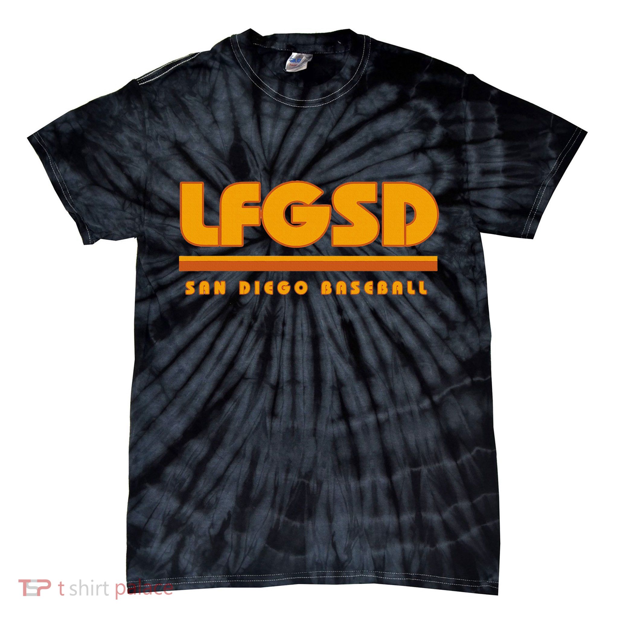 Lfgsd San Diego Baseball Tie-Dye T-Shirt