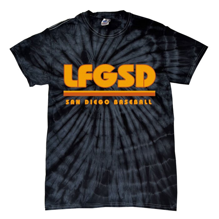 Lfgsd San Diego Baseball Tie-Dye T-Shirt