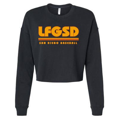 Lfgsd San Diego Baseball Cropped Pullover Crew