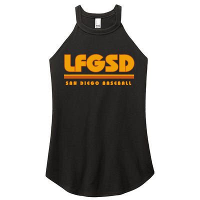 Lfgsd San Diego Baseball Women's Perfect Tri Rocker Tank
