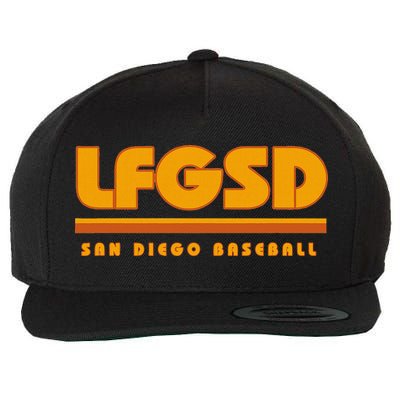 Lfgsd San Diego Baseball Wool Snapback Cap