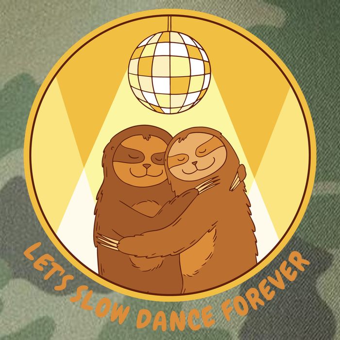 Let's Slow Dance Forever Funny Sloth Legacy Tie Dye Trucker Hat