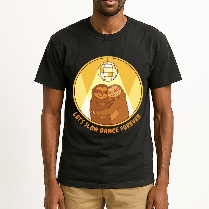 Let's Slow Dance Forever Funny Sloth Tall T-Shirt