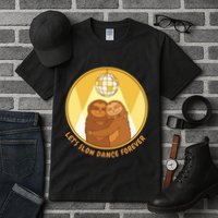 Let's Slow Dance Forever Funny Sloth Tall T-Shirt