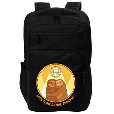 Let's Slow Dance Forever Funny Sloth Impact Tech Backpack