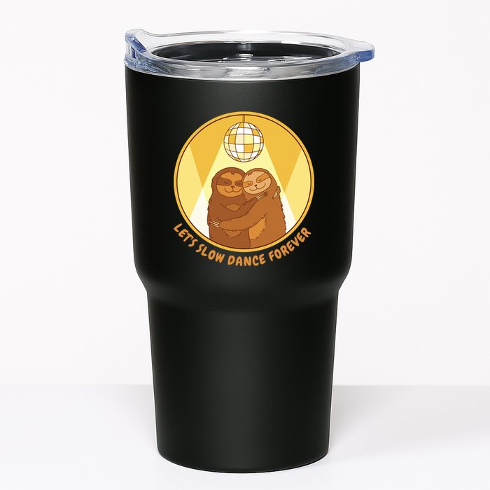 Let's Slow Dance Forever Funny Sloth Tumbler