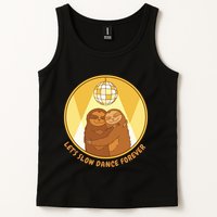 Let's Slow Dance Forever Funny Sloth Tank Top