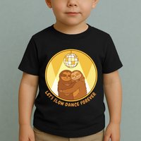 Let's Slow Dance Forever Funny Sloth Toddler T-Shirt