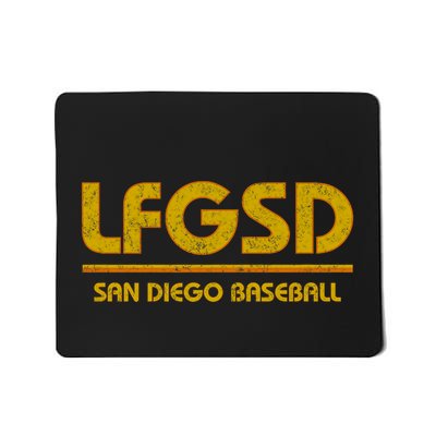 Lfgsd San Diego Baseball Mousepad