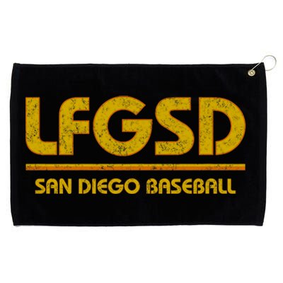 Lfgsd San Diego Baseball Grommeted Golf Towel