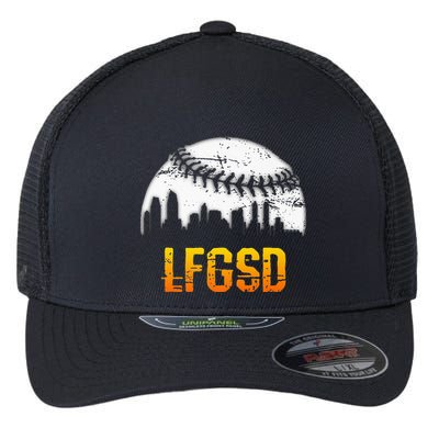 LFGSD San Diego Skyline Baseball Flexfit Unipanel Trucker Cap