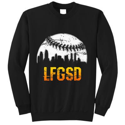 LFGSD San Diego Skyline Baseball Sweatshirt