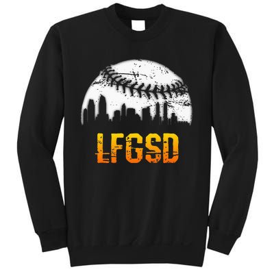 LFGSD San Diego Skyline Baseball Sweatshirt