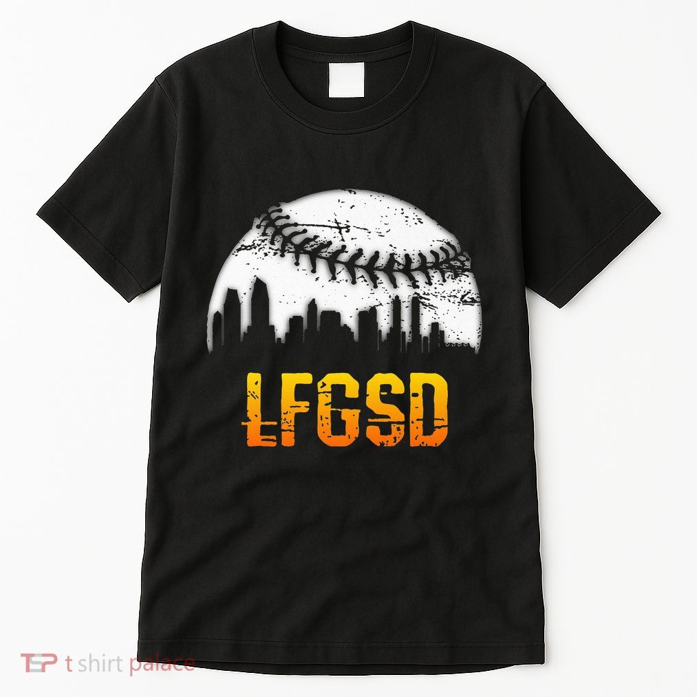 LFGSD San Diego Skyline Baseball Tall T-Shirt